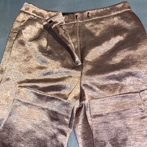 Rose gold suit pants size medium. $10 plus shipping